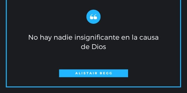 Frase de Alistair Begg sobre dios