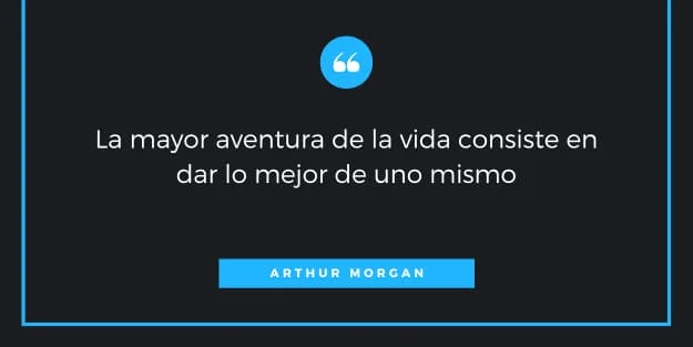 Frase de Arthur Morgan