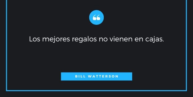 Frase de Bill Watterson