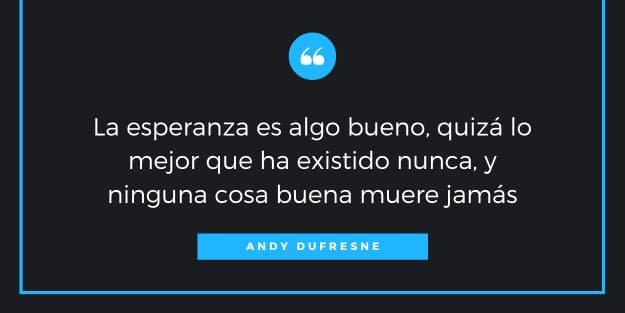 Frase de Shawshank Redemption