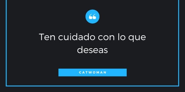 frase de Catwoman