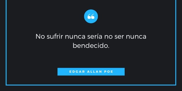 frase de Edgar Allan Poe