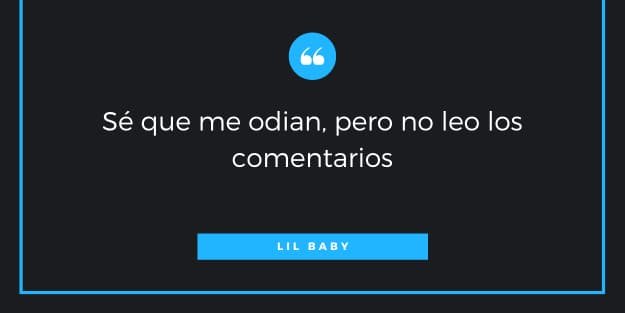 frase de Lil Baby