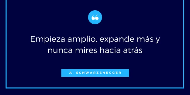 Frase de Arnold Schwarzenegger