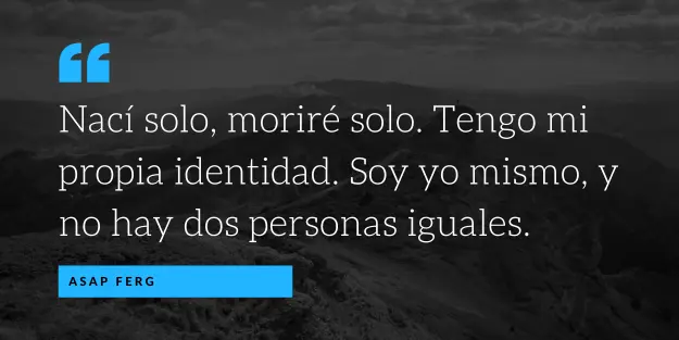 Frase sobre la identidad