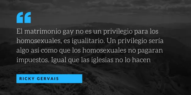 cita de Ricky Gervais