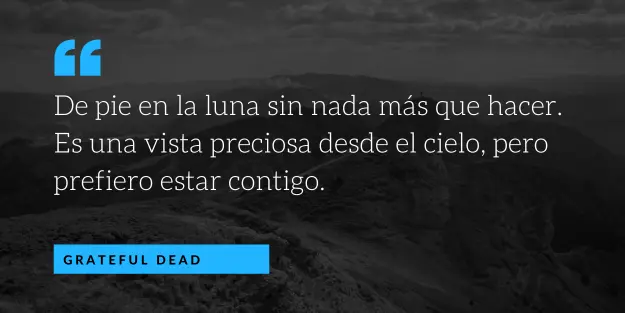 palabras de Grateful Dead