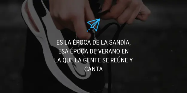 reflexion sobre la sandia
