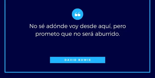frases de david bowie