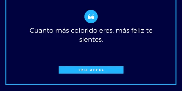 frases de iris apfel