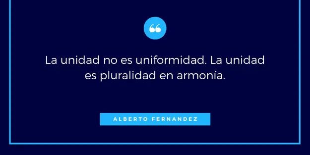 Frases de Alberto Fernandez