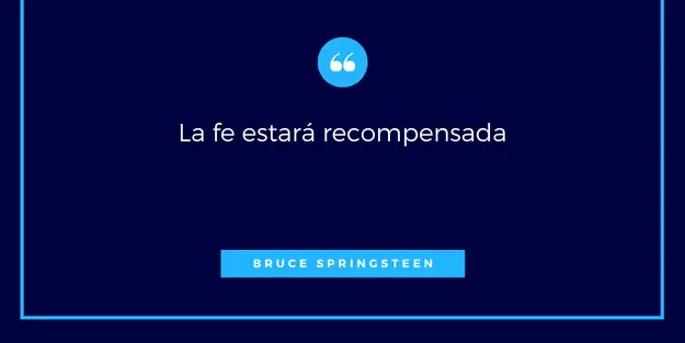 Frases de Bruce Springsteen